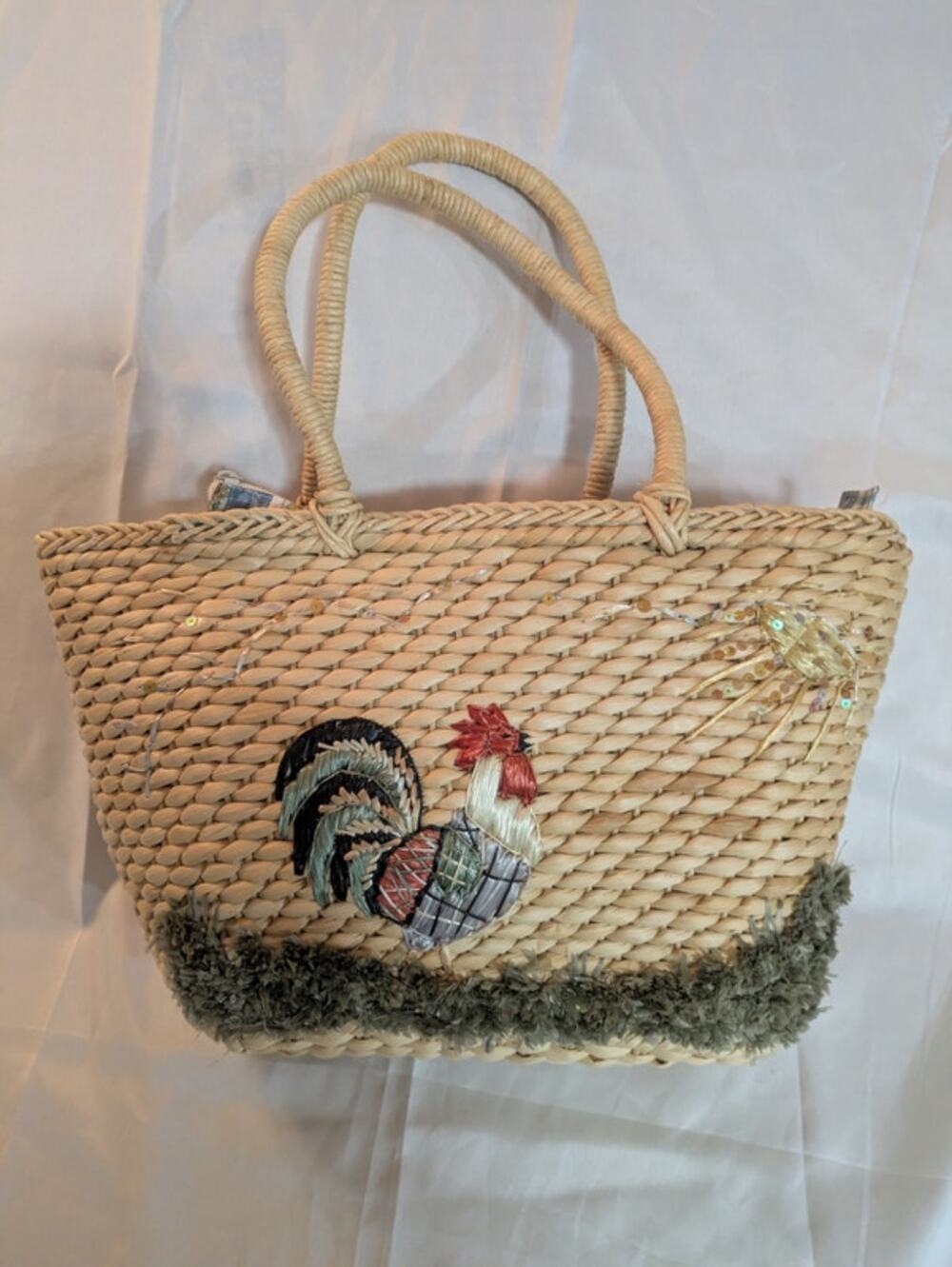 Capelli Straworld women's Woven Straw Handbag